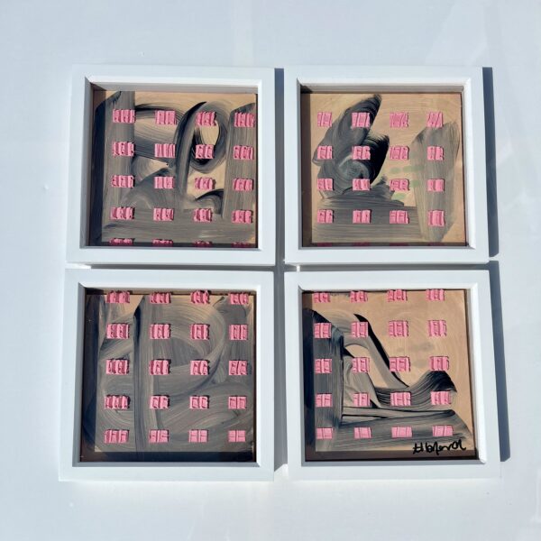 Cake 4 of 20 x 20cm Acrylic on canvas